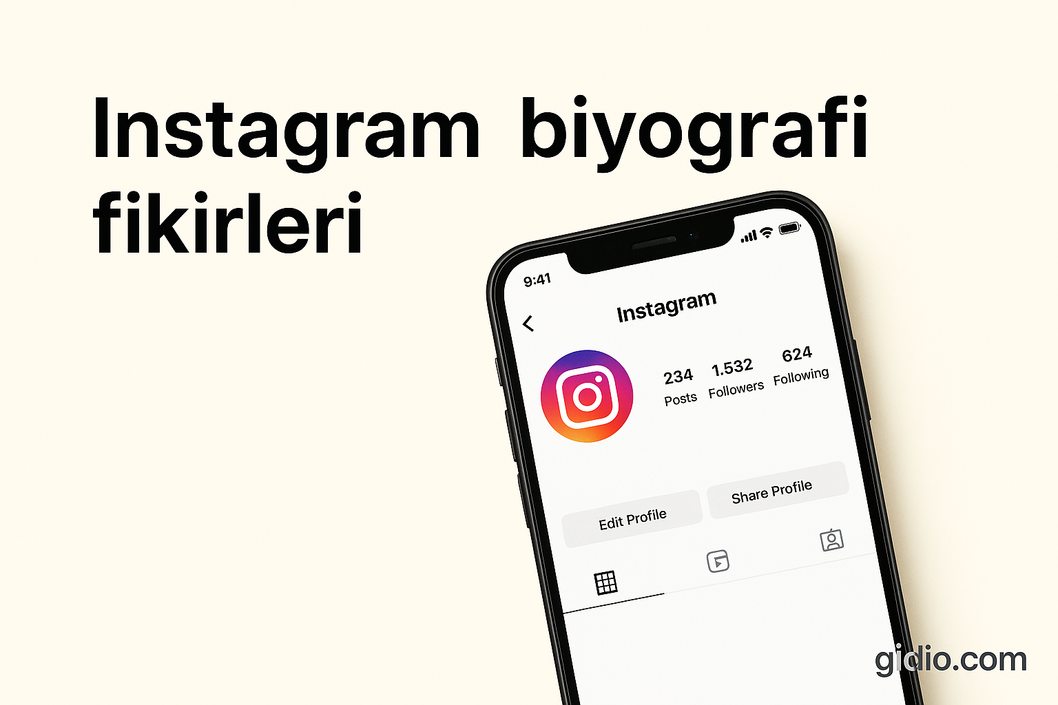 Instagram biyografi fikirleri