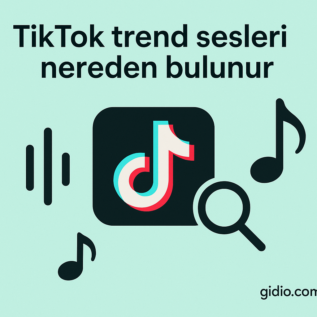 TikTok trend sesleri nereden bulunur